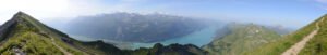 Lake Brienz panorama from Brienzer Rothorn