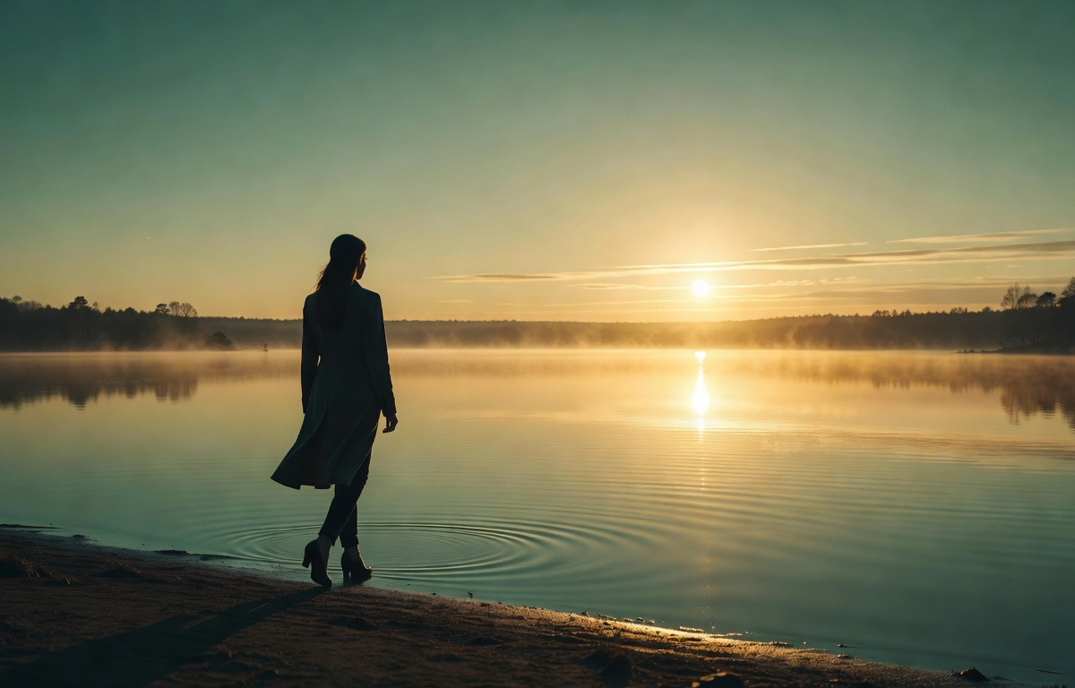 Woman beginning to heal her relationship with money