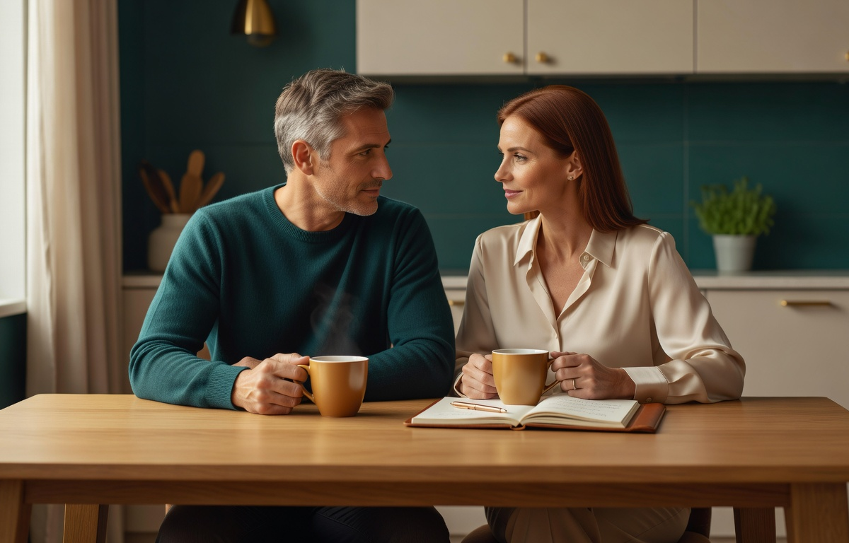 Couple having an honest money conversation